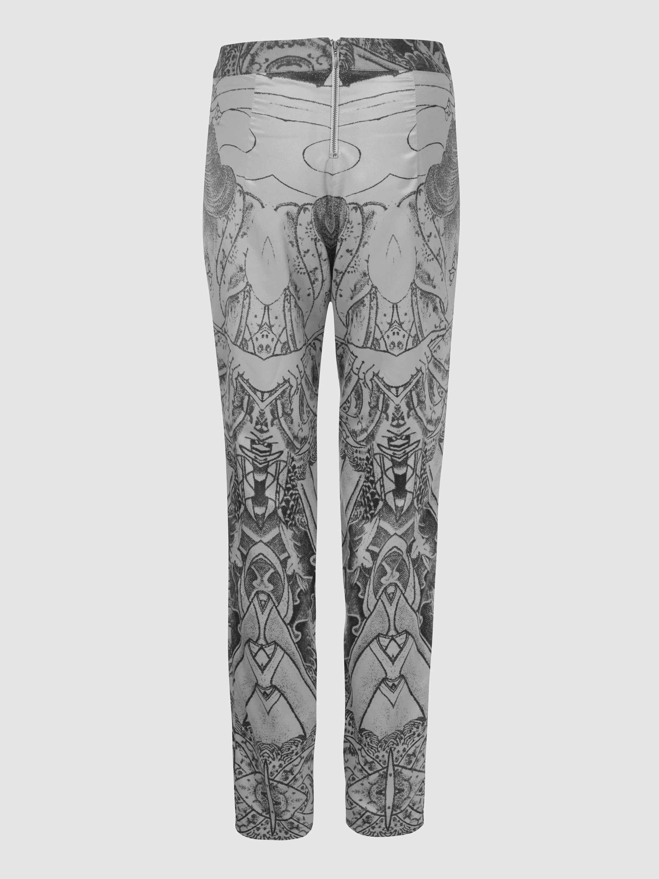 Tattoo Pyjama Trousers - Black And White - Back Tattoo Pyjama Trousers / Black And White / Back